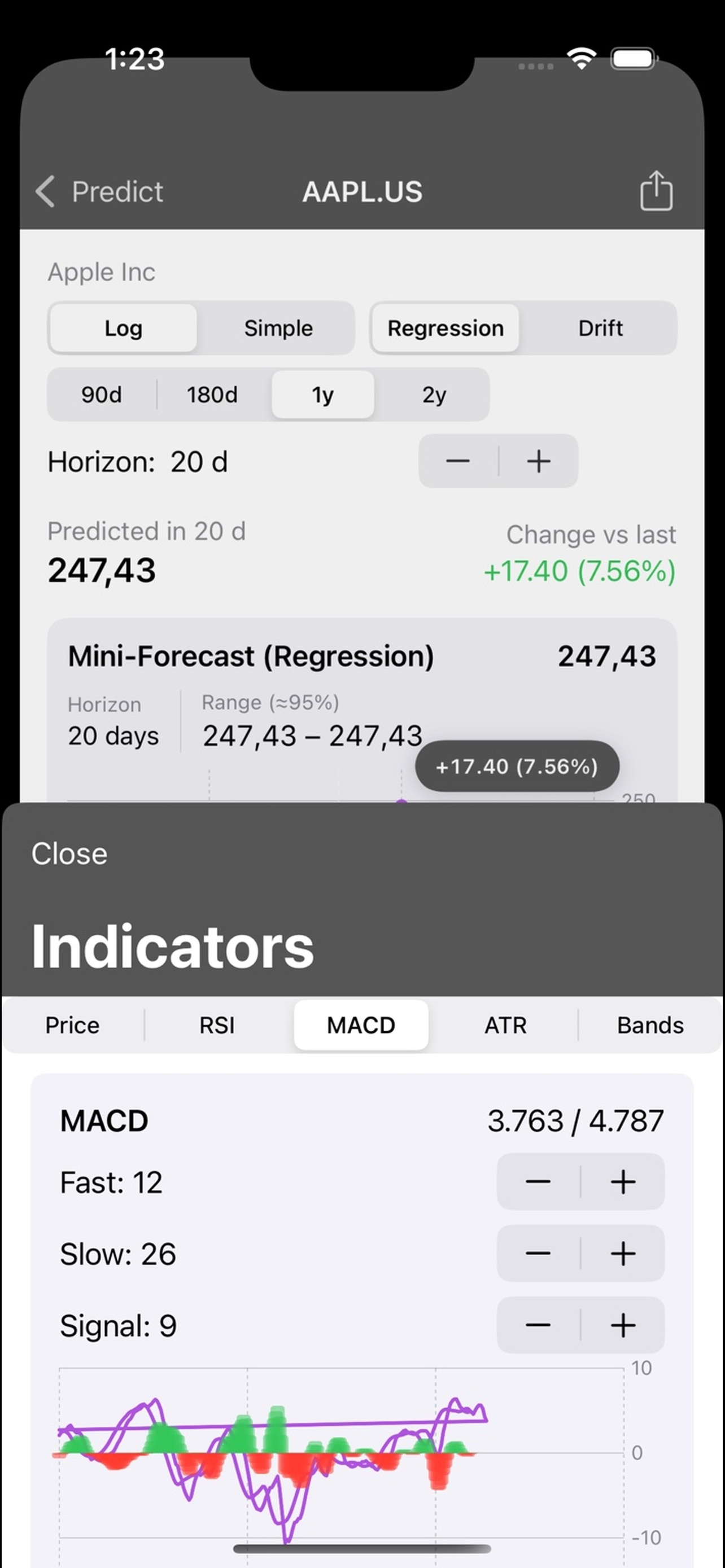 Money Watch report screenshot